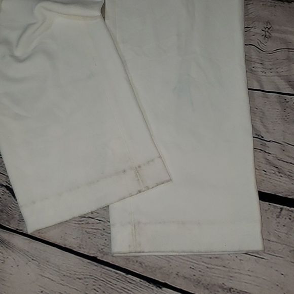 White Flowy Halston Heritage Strapless Jumpsuit - 2 - Picture 11 of 14